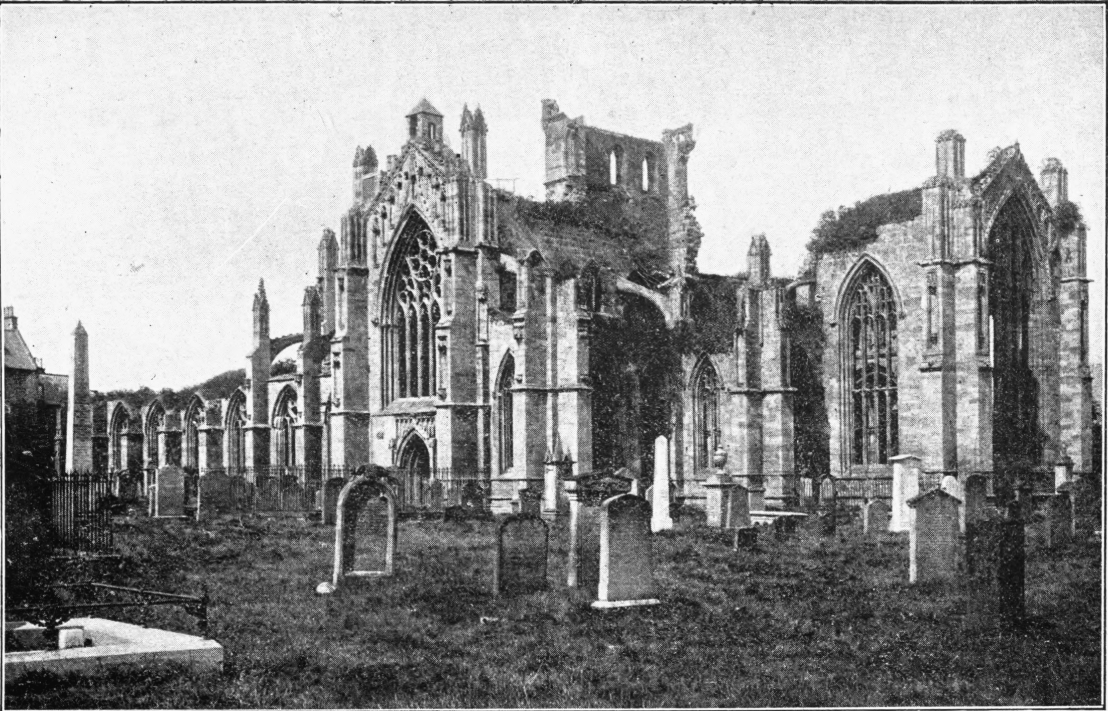 Melrose Abbey (From a photograph by Valentine Bros., Dundee)