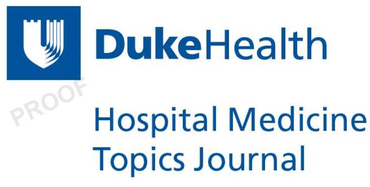 DUHS Hospital Medicine Topics