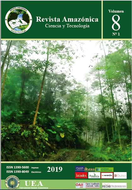 Portada Revista Amazónica. Ciencia y Tecnología. Volumen 1 Número 1
