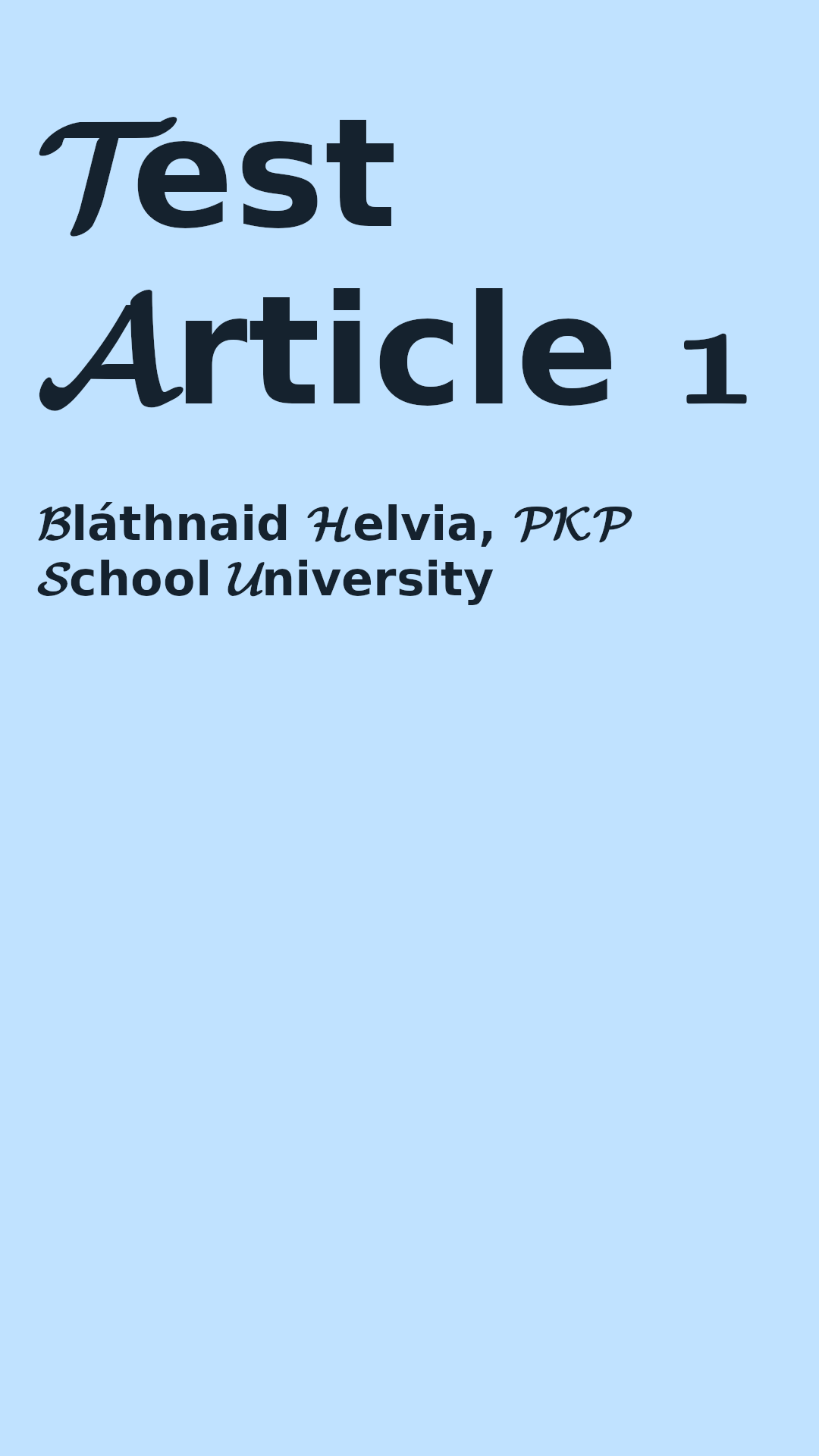 Article cover image
