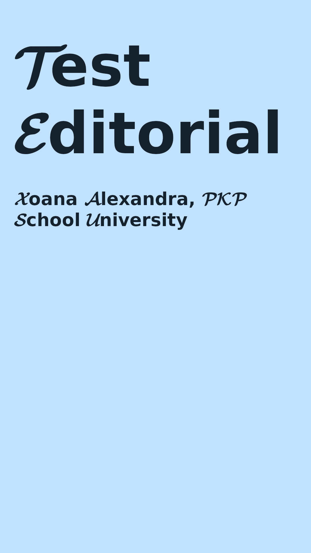 Editorial cover image